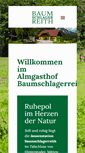 Mobile Screenshot of baumschlagerreith.at